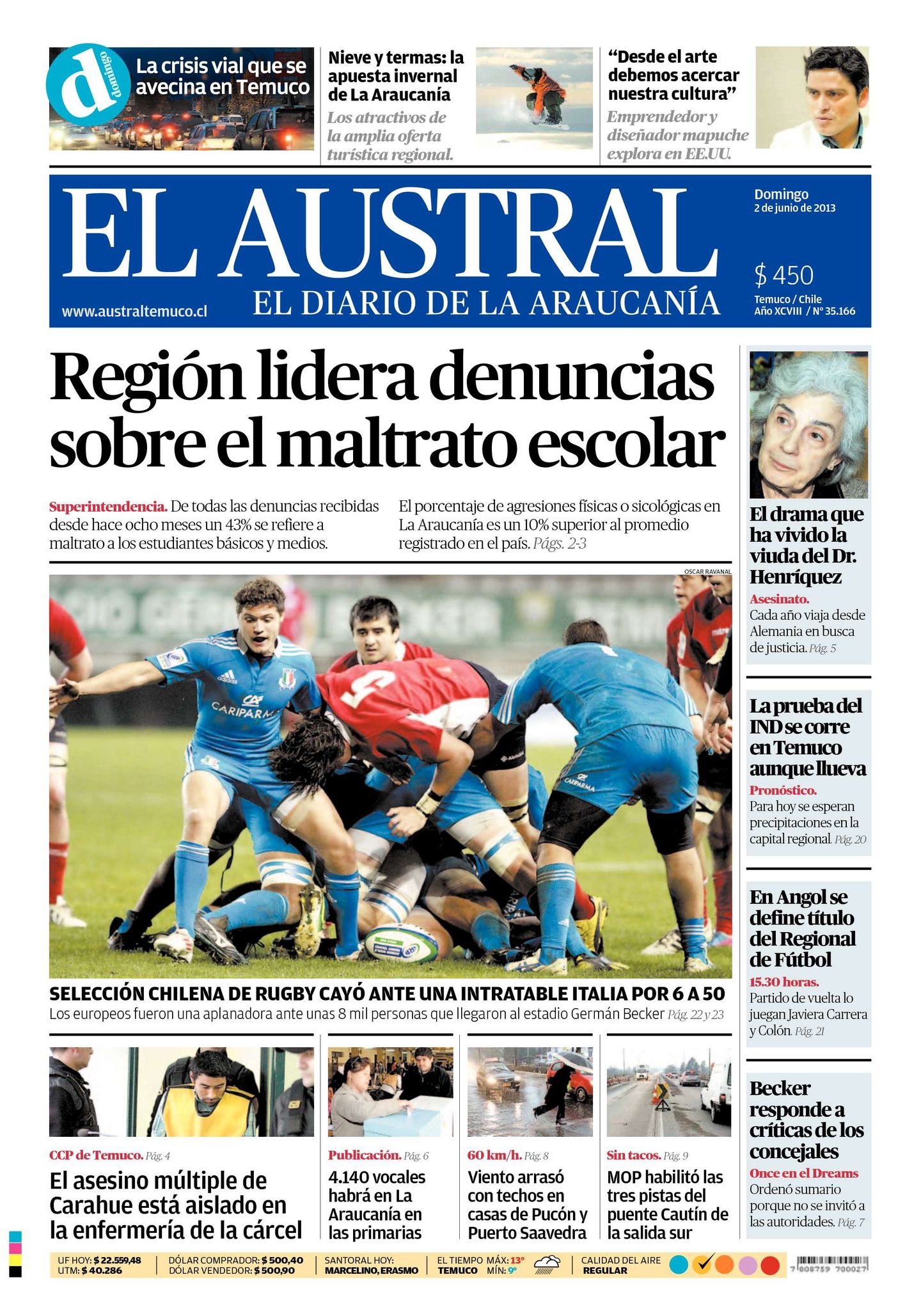 02_06_13 Diario El Austral, de Temuco_pag_01b-1440